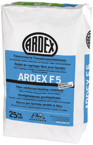 Balta armēta fasādes špaktele ARDEX F5