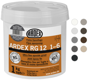 Smalkais epoksīda šuvotājs ARDEX RG12 1-6